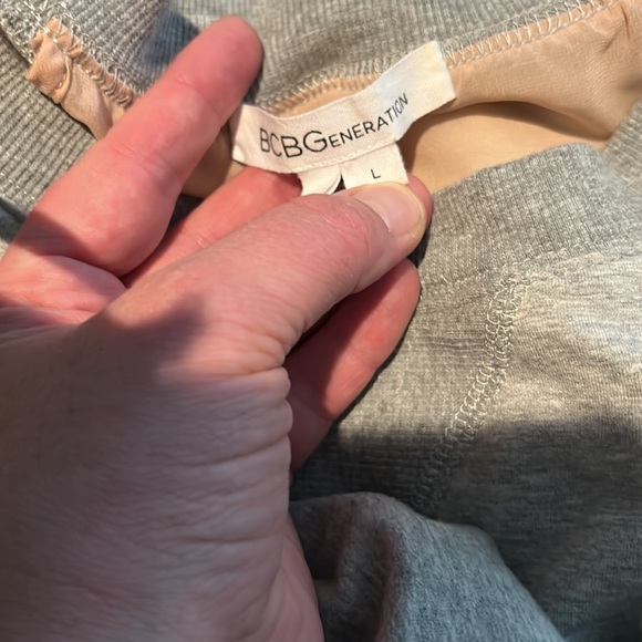 BCBG Lg Tunic Shirt Dress Layered Look BCBGeneration Sweatshirt Sweater Sweater - Picture 5 of 7